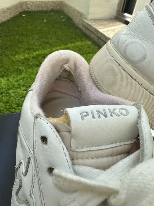Sapatilhas brancas da Pinko