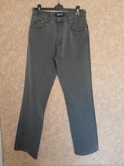 Джинсы серые, полиэстер+вискоза