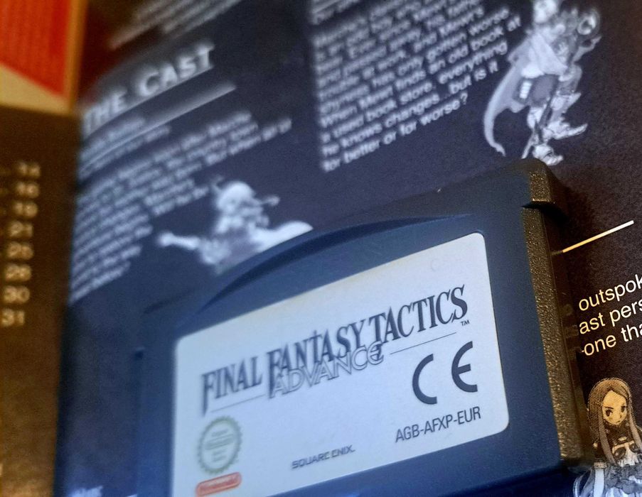 Final Fantasy Tactics Advance GBA - Estado de Coleção (+ Manual PT + Poster Oficial) - CIB