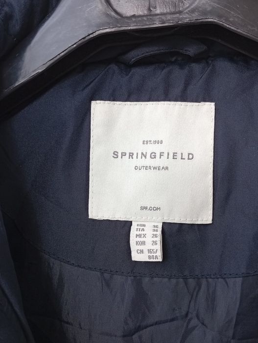 Casaco Acolchoado Azul Marinho – Springfield S