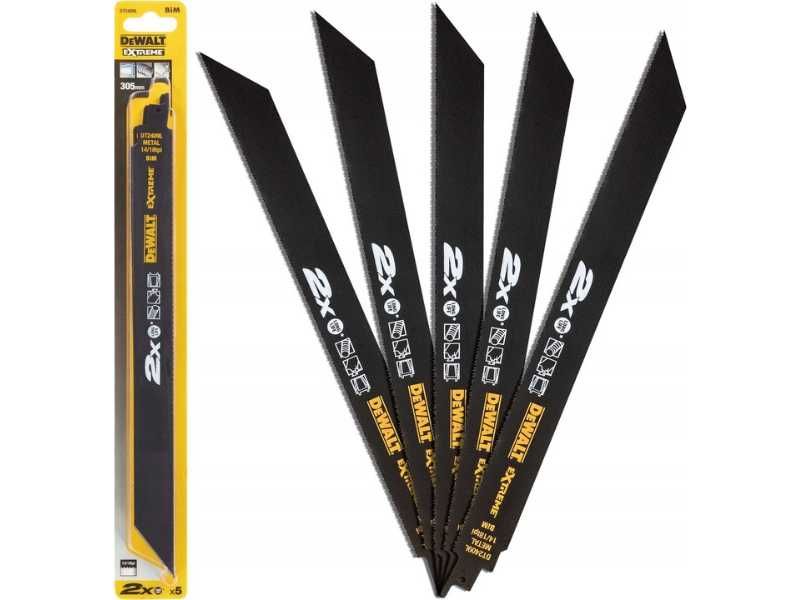DEWALT 305mm Brzeszczoty do Stali INOX 5szt DT2409L