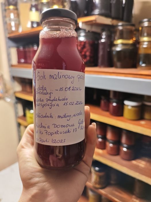 Domowy sok malinowy 300 ml