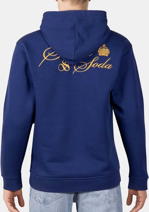 Scotch & Soda . Sweat relaxed com capuz - Azul