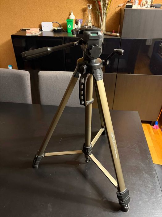 Walimex WT-3570 Basic – Tripé Fotográfico + Bolsa + Suporte para Acessórios