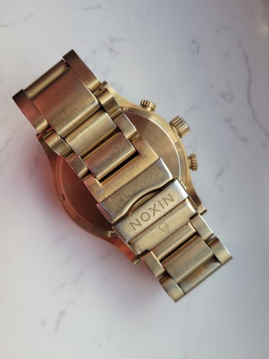Zegarek Nixon 51-30 złoty oryginalny