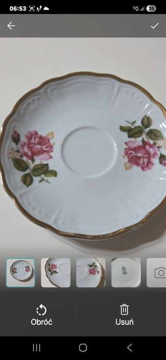 Retsch & Co. z Wunsiedel. stary kolekcjonerski talerzyk