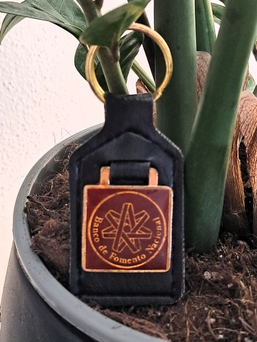 Porta-chaves Banco Fomento Nacional vintage