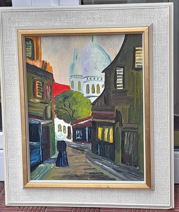 „Paryż Sacre Coeur” piękny obraz olejny