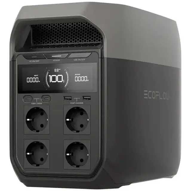 Мобільна електростанція EcoFlow Delta 3 1800W 1024Wh LiFePO4 usa