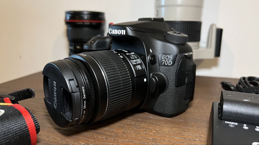 Câmera fotográfica Canon 70d