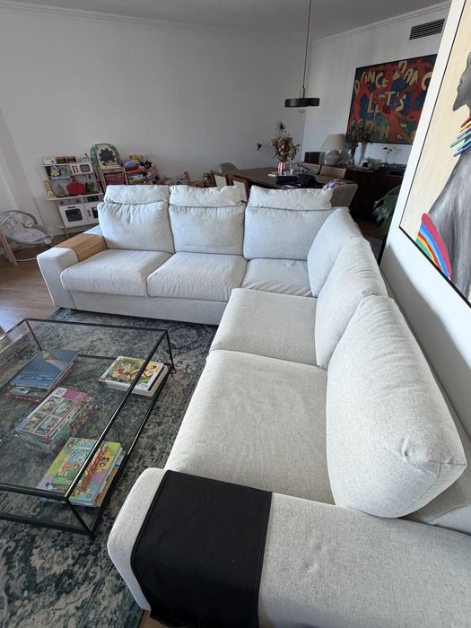 Sofá  IKEA VIMLE  de canto 5 Lugares