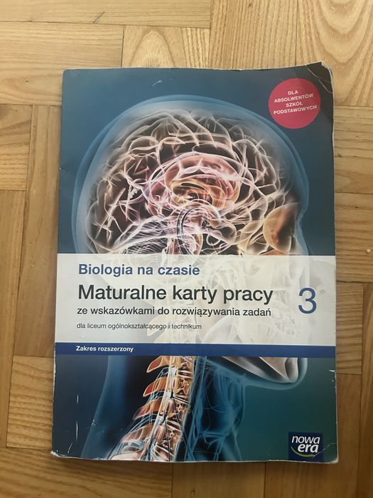 Biologia na czasie 3 Maturalne karty pracy Zakres rozszerzony Nowa era