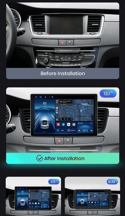 Radio Android 11.5” CarPlay Android Auto – Peugeot 508 / 508SW PL
