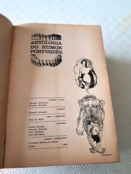 [RARO] Antologia do Humor Português (1969) – Edições Afrodite
