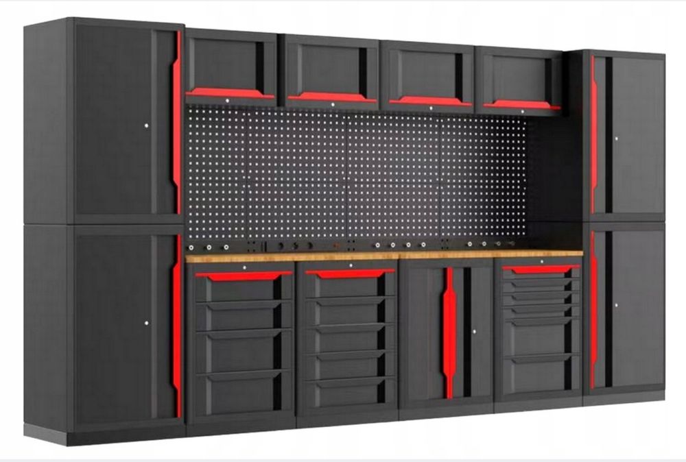 Комплект меблів для майстерні гараж шафа верстак для гаража 3.70м стіл