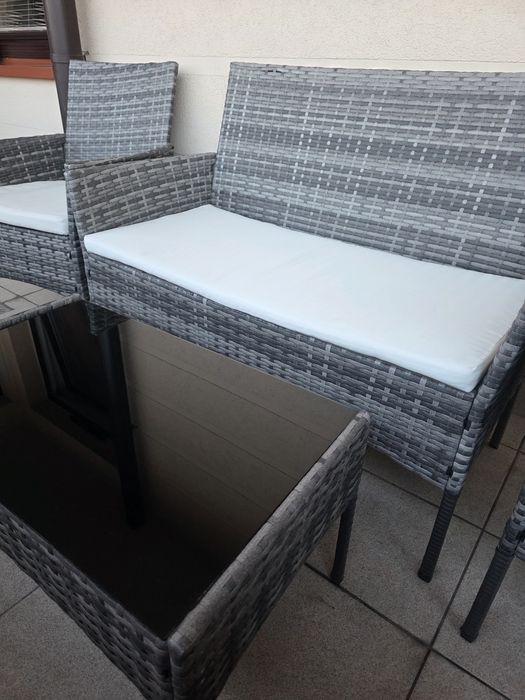 Zestaw mebli tarasowych, ogrodowych, na balkon