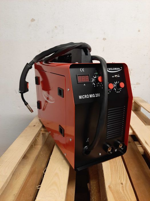 Super Spawarka migomat 200A na 230V inwerter MMA spawanie bez gazu Micromig