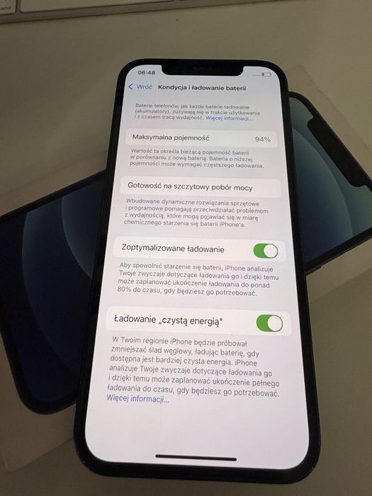 iPhone 12 128gb Blue Bateria 94% od nowości