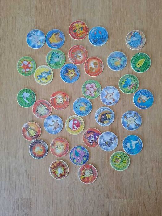Tazos Pokémon - Venda à unidade ou conjunto