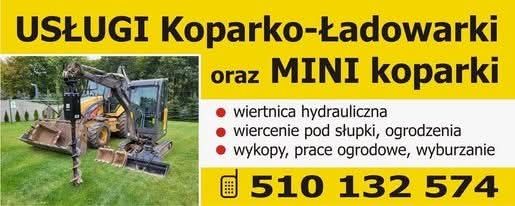 Koparko-ładowarka, mini koparka