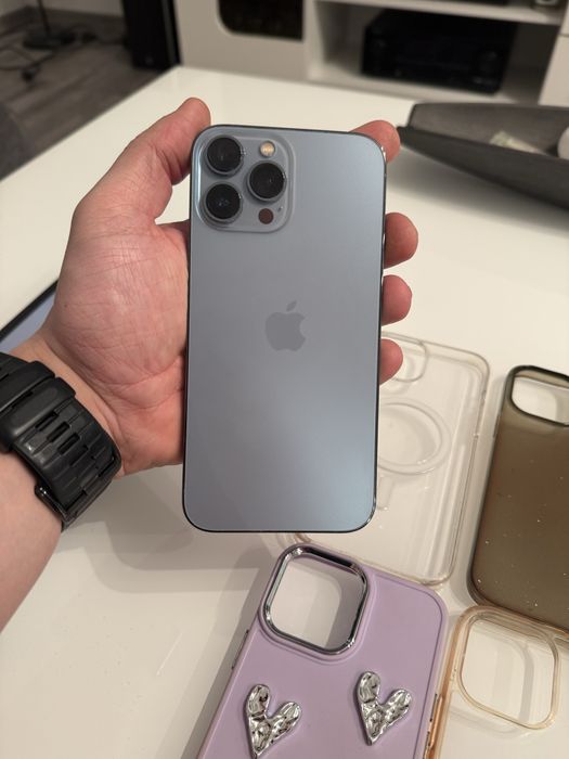 iPhone 13 Pro Max 128GB Sierra Blue – bdb stan | komplet + etui