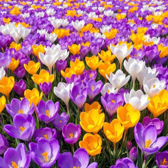 Cebulki KROKUSÓW 50 szt mix kolorów KROKUS krokusy Cebule