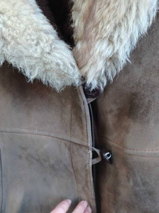 Kożuch damski krótki PRL rozmiar M