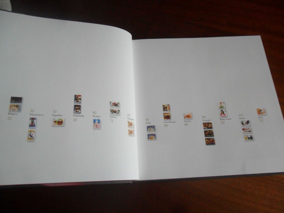 "Sabores da Europa... com selos" - de José Quitério - 1ª Ed 2008 - CTT