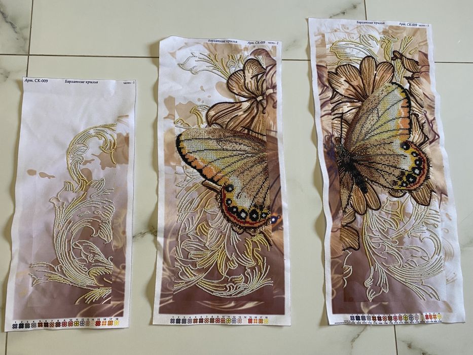 Модульна картина вишита бісером