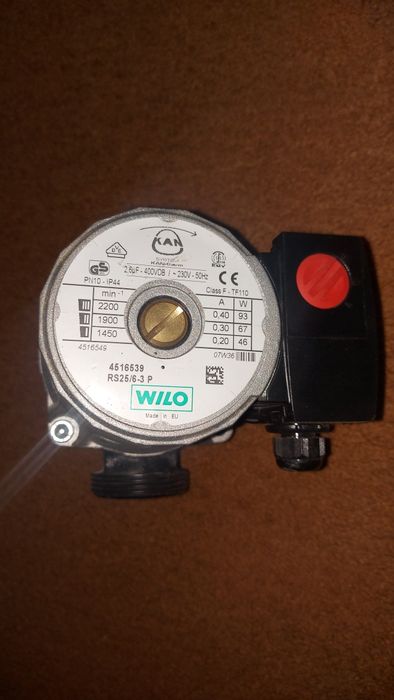 Pompa obiegowa WILO RS 25/6 3P 45165399