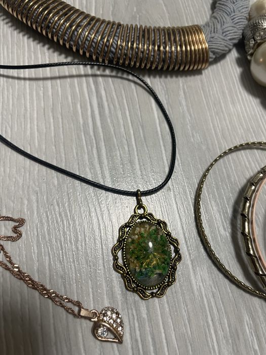 Колье подвеска часы браслет