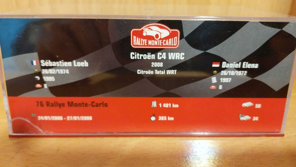 Miniatura de coleção 1/43 - Citroën C4 WRC