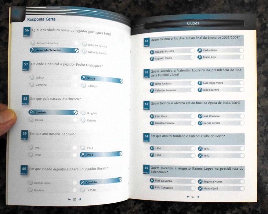 Resposta Certa - Futebol