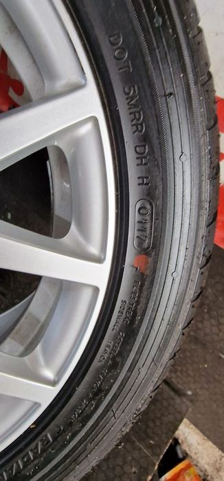 alufelgi +opony letnie 225/45 17 5x112 et56 audi a3 s3 rs3