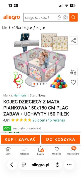 Kojec dla dziecka