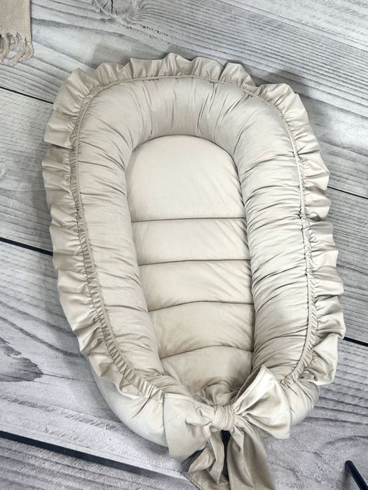 Piekny komplet wyprawka kokon rozek kolderka podusia