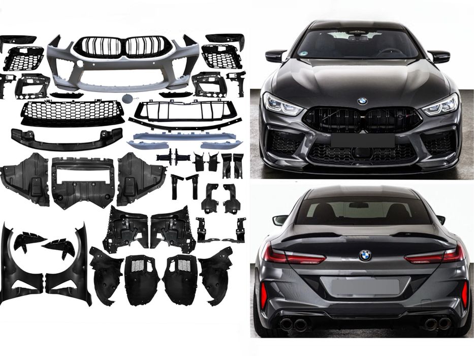 Обвес M8 BMW 8 G16 крылья бампера в сборе M8 look
