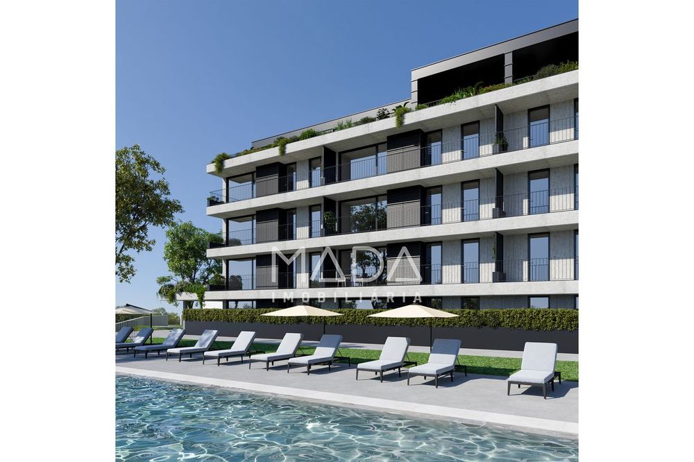 NOVO Apart. T2 c/piscina, ginásio e 2 lugares de garagem em Braga — Ferreiros E Gondizalves, Braga