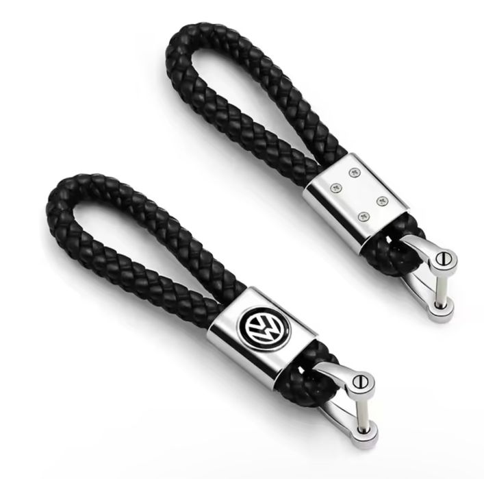 Брелок плетенка , шнурок на авто VW , BMV, AUDI, MAZDA, TOYOTA