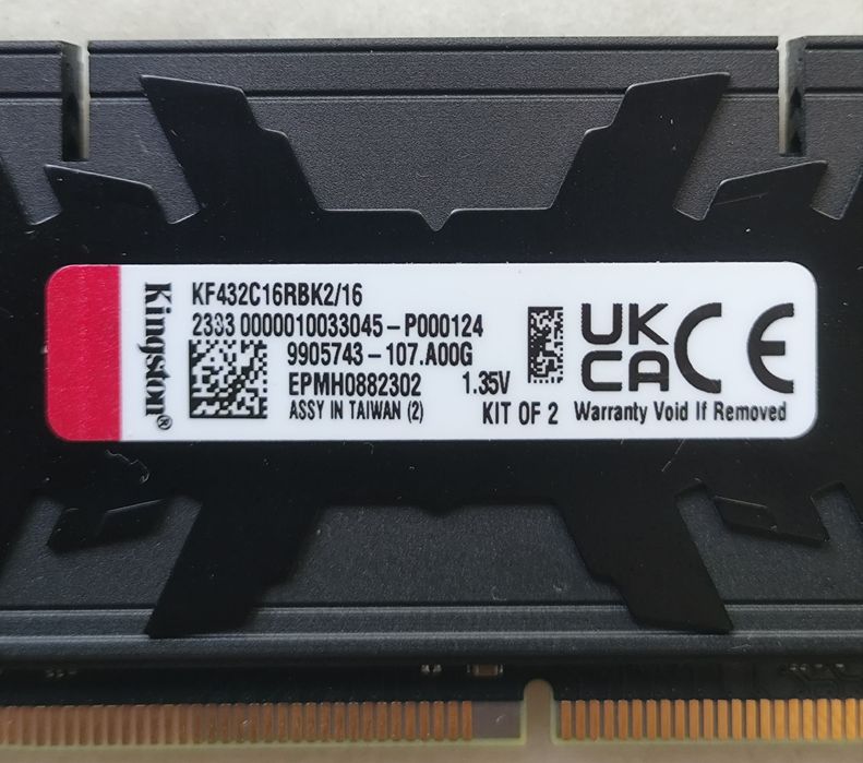 Kingston Fury Renegade (2x8GB) 16GB DDR4 3200 CL16