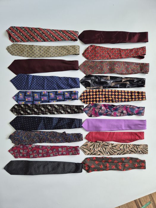 Jedwab jedwabne krawaty 20 sztuk