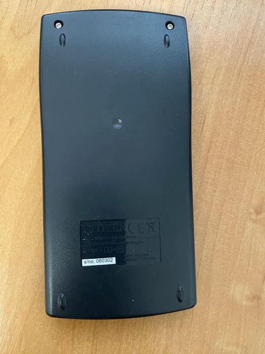 Калькулятор citizen sr-260