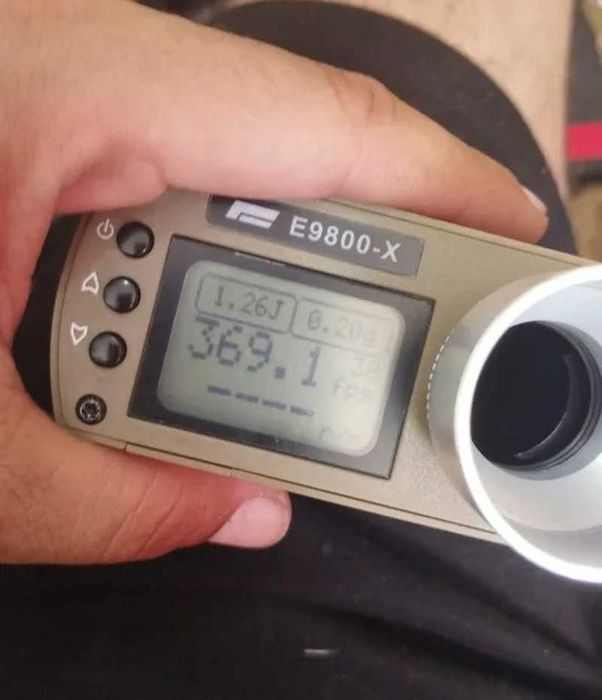 Хронограф для измерения скорости пули с LCD экраном Chronoscope E9800