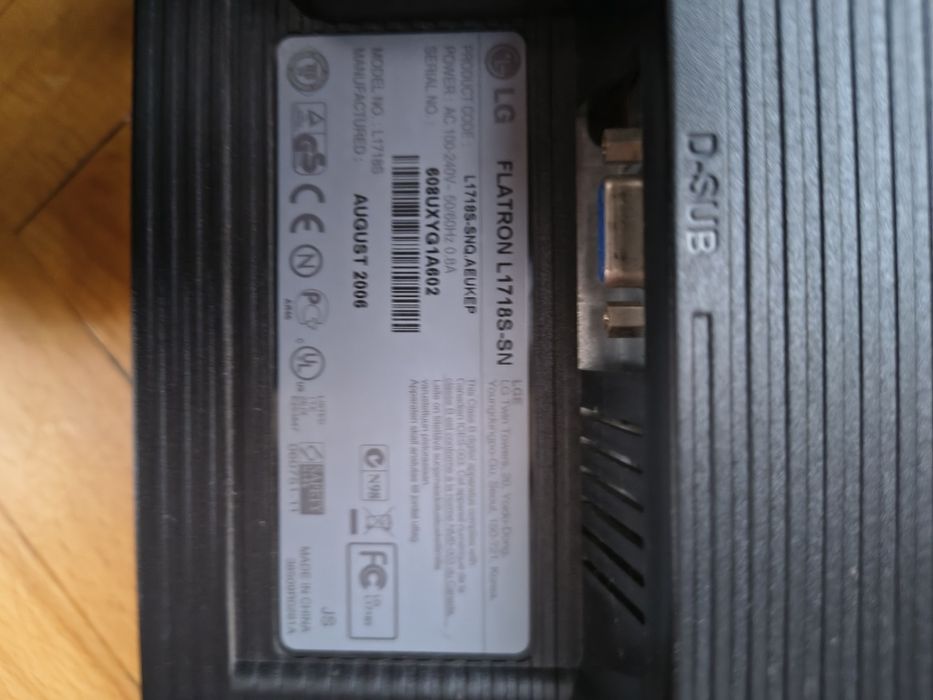 Monitor LG flatron 17
