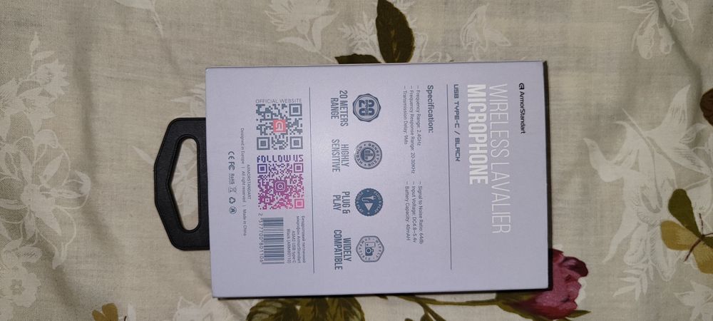 МІКРОФОН ArmorStandart ASM2 (Wireless Lavalier, Type-C)

ІДЕ