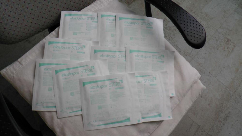 Przylepiec Elastopor Steril 10x10 cm jałowy Zarys 10szt