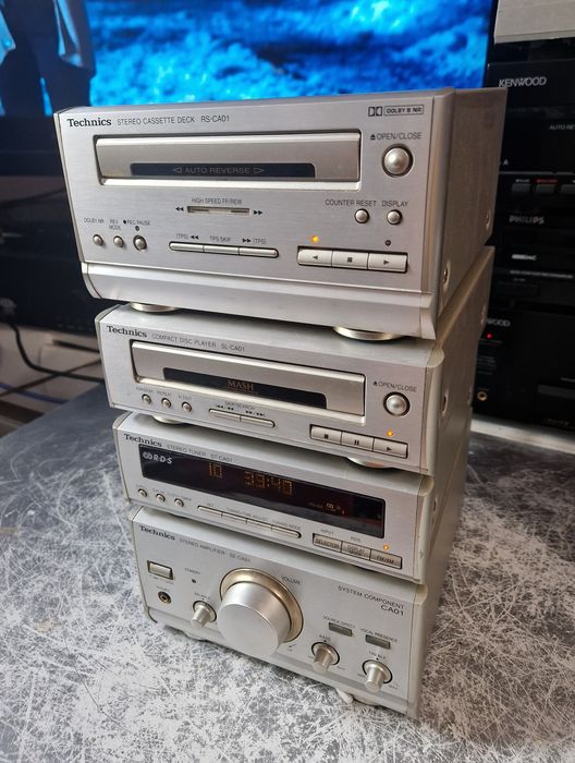 Wieża Technics -amplifier,tuner , deck  i CD