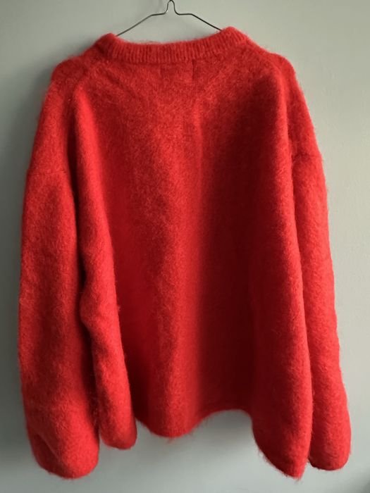 H&M Selection Premium– sweter z moherem i wełną czerwony
