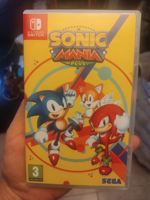 Jogo Sonic Mania Plus para a consola Nintendo Switch.