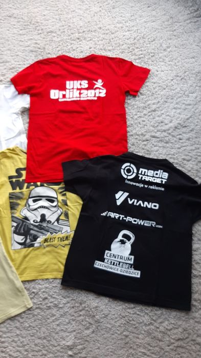 Zestaw 3szt koszulek 134 140 orlik star wars dla chłopaka lato